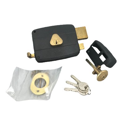 经典老款外装门锁牛头锁安全门锁家具门锁铜锁头门锁宿舍门锁批发