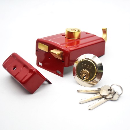 厂家直供老式559双舌门锁559外装门锁双舌锁铝材门锁新中式门锁