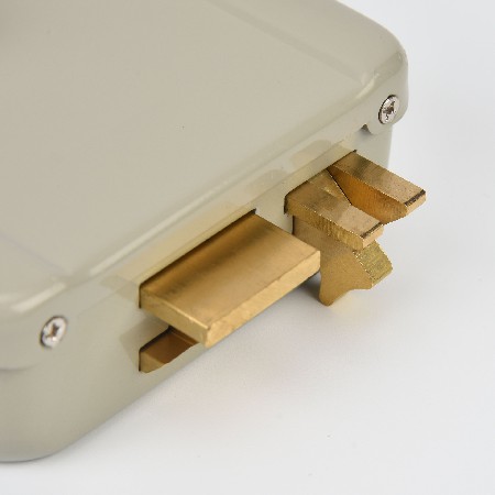 电控锁户外门锁现代门锁学校宿舍大门锁铁质锁喷粉锁家用大门锁