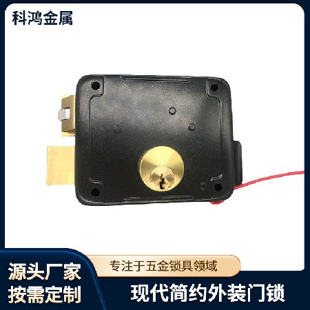 12V电控锁喷漆电锁单元门锁铜舌门锁金属锁宿舍门锁美式门锁批发