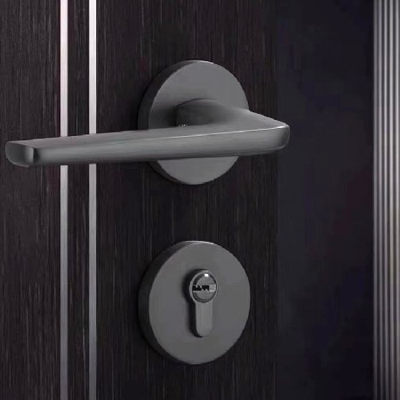 轻奢锌合金锁轻音门锁木门锁室内执手锁卧室把手锁房门锁金属锁