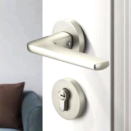 轻奢锌合金锁轻音门锁木门锁室内执手锁卧室把手锁房门锁金属锁