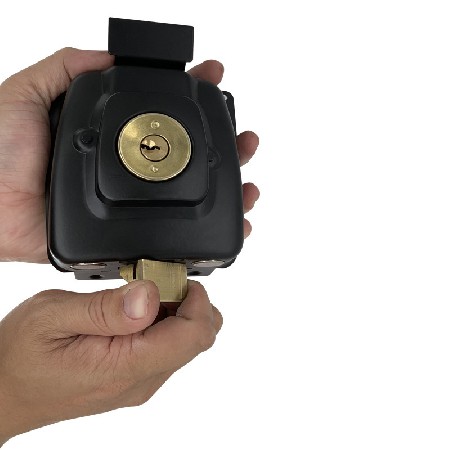 南美外装门锁机械门锁户外装门锁通用ins厂家直供外装门锁 呆锁