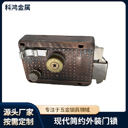 2.0系列连体211贸易机械锁免焊带固定板巴基斯坦中东门锁机械门锁