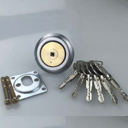 大门锁老式外装门锁 防盗门锁木门铁门锁家用铜锁芯锁心通用锁