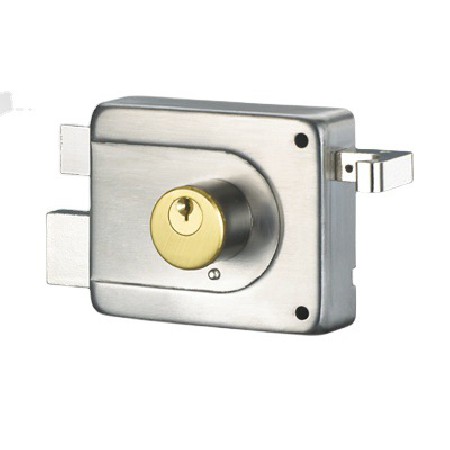 老式防盗门锁室外装门锁不锈钢门锁 铁门木门室内大门锁超B级锁芯