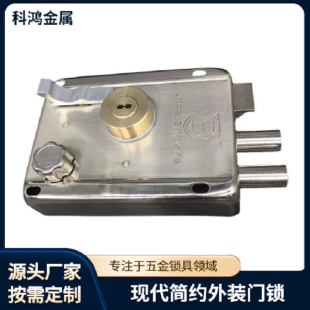 叶片铜头蛇形锁芯双面叶片锁拉丝电镀古铜青古等机械锁室外门锁