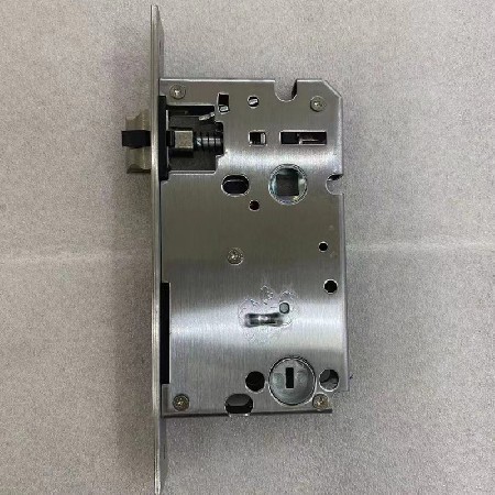 黑色拉丝锌合金门锁轻音房门锁时尚锁具美式执手锁防盗门门锁批发