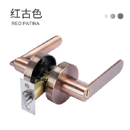 球形锁把手锁球形门锁室内卧室房门锁轻音带钥匙浴室把手执手锁圆