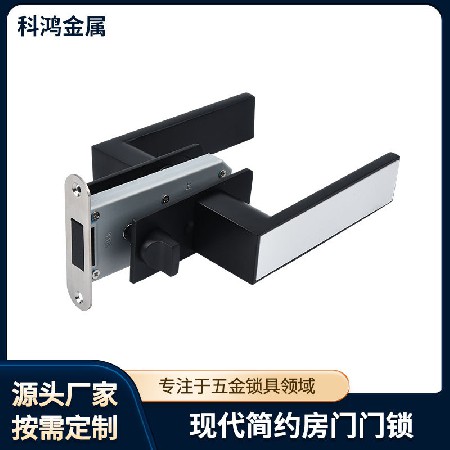 锌合金执手锁通用型木门锁室内房间卧室门把手推拉门锁把手锁具